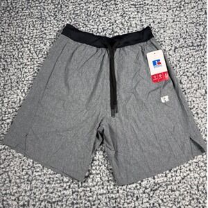 Russell Athletic Men Gray Athletic Short Size S Dry Power Stretch Activewear NWT